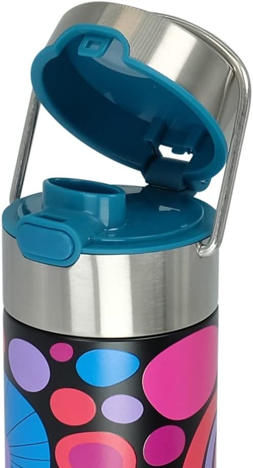 Eigenart Doppelwandige Edelstahlflasche Trinkflasche Leeza Cheerful 500ml