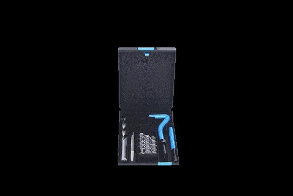 KS Tools 150.6070 Nirostahl Gewinde-Reparatur-Satz M10x1,25x13,8mm, 19-tlg.