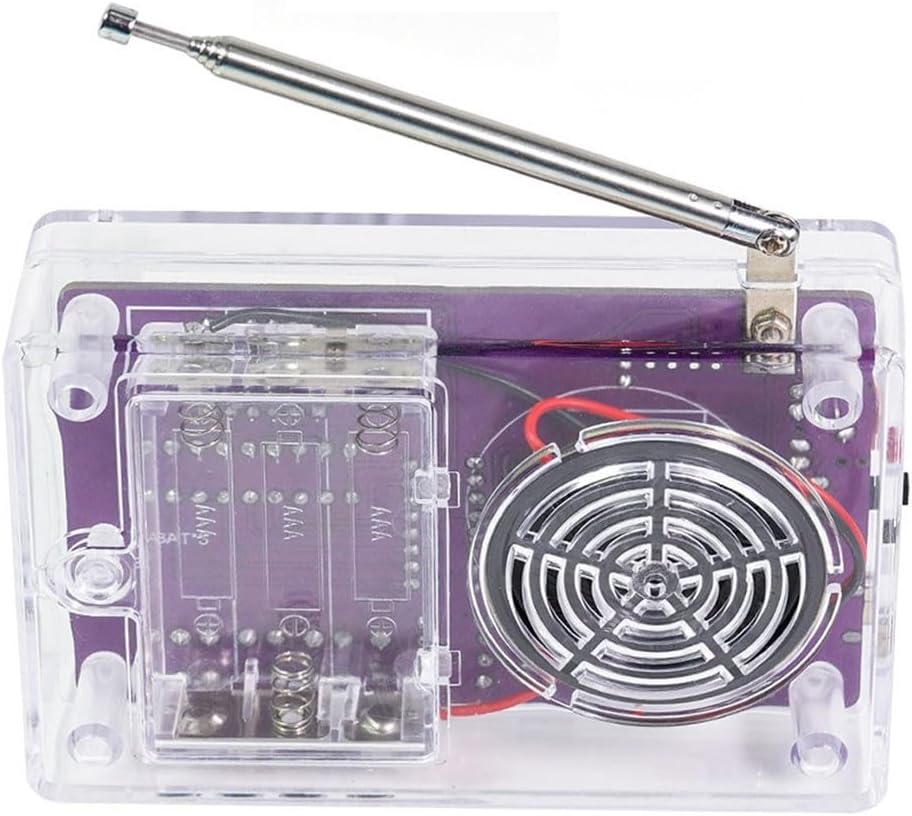 FM-Radio-Set, Löt-Übungssets, DIY-Elektronik-Lötset, Radio-Modul-Empfänger-Kit 87–108 MHz (ohne Gehä