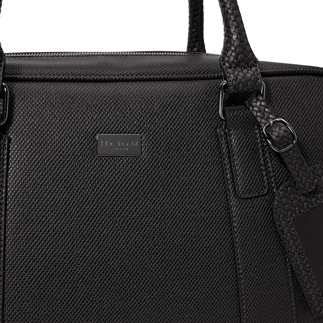 Ted Baker Herren Grad Dokumententasche Schwarz, Schwarz