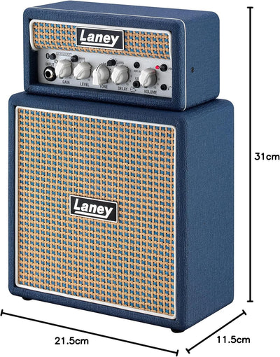 Laney MINISTACK Bluetooth- Batteriebetriebene Gitarren Amp mit Smartphone-Schnittstelle - Lionheart