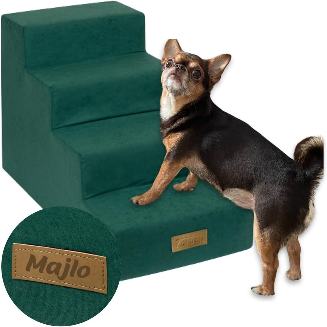 Sofatreppe für Hunde und Katzen – Hundetreppe für Bett & Sofa – 3- oder 4-stufig, rutschfest & wasch