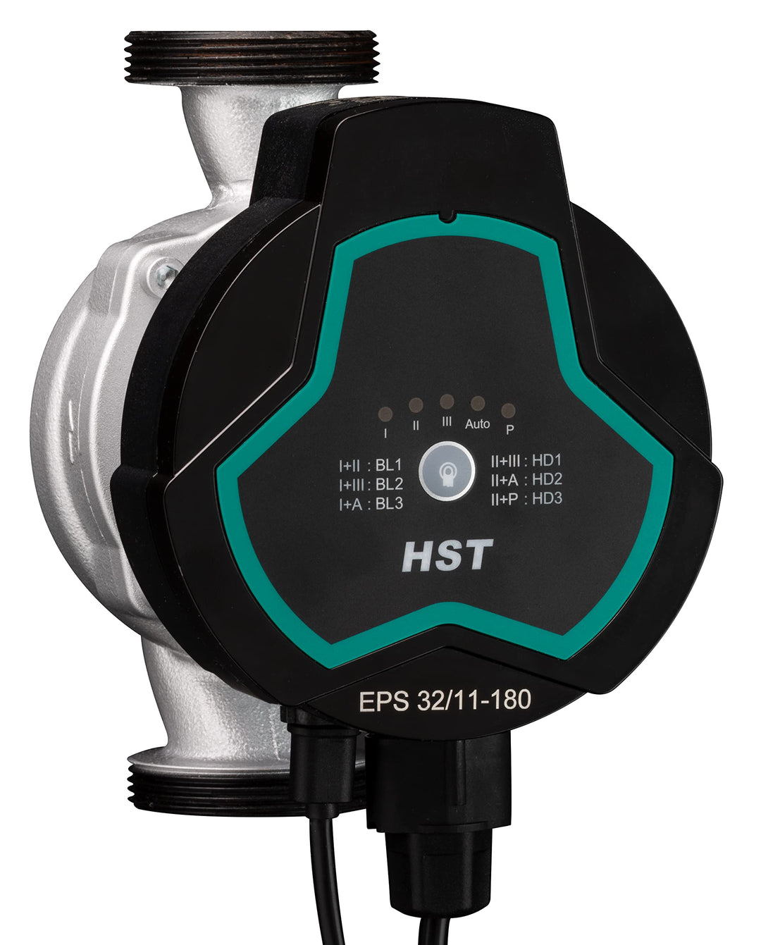 HST | Hocheffiziente Heizungspumpe | Umwälzpumpe | HST EPS 32-110/180 mm | Förderhöhe 11 Meter | Dre