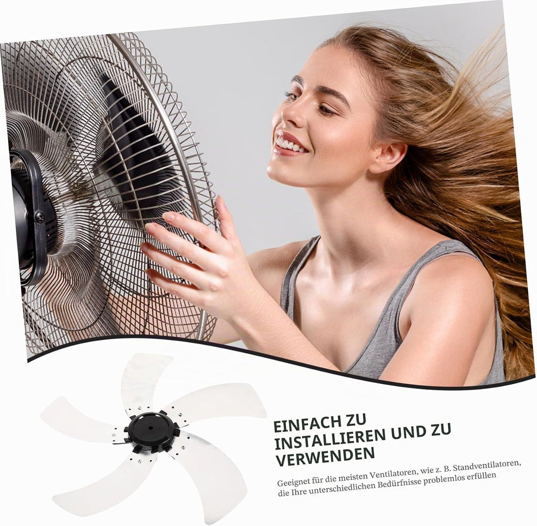 ULTECHNOVO Metalllüfterflügel für Standventilatoren Ventilatorersatzteile aus Installieren Reinigen