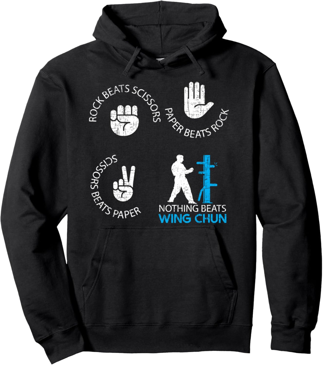 Lustige Wing Chun Beats Pullover Hoodie