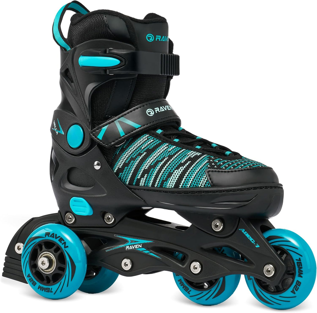 RAVEN 4in1 Inline Skates Triskates Rollschuhe Schlittschuhe Inliner für Kinder und Erwachsene verste