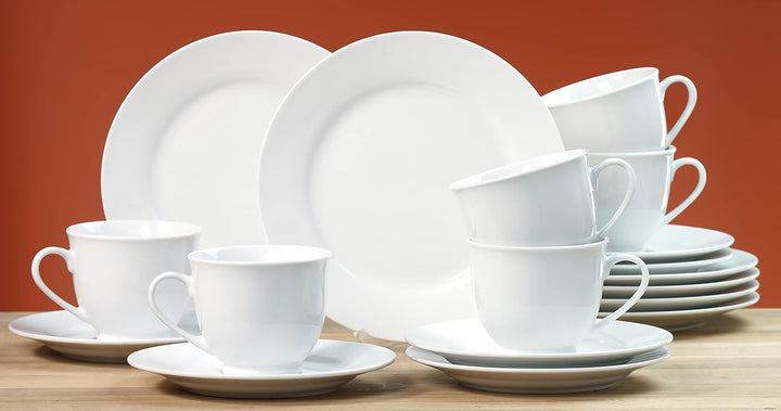 Ritzenhoff & Breker Kaffeeservice Bianco, 18-teilig, Porzellangeschirr