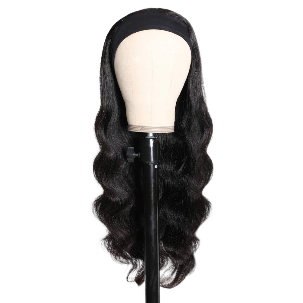 Dan&amp;Dre Curly Wave Stirnband Perücke, für Frauen Modische verstellbare Stirnband Schal Perücke Hocht