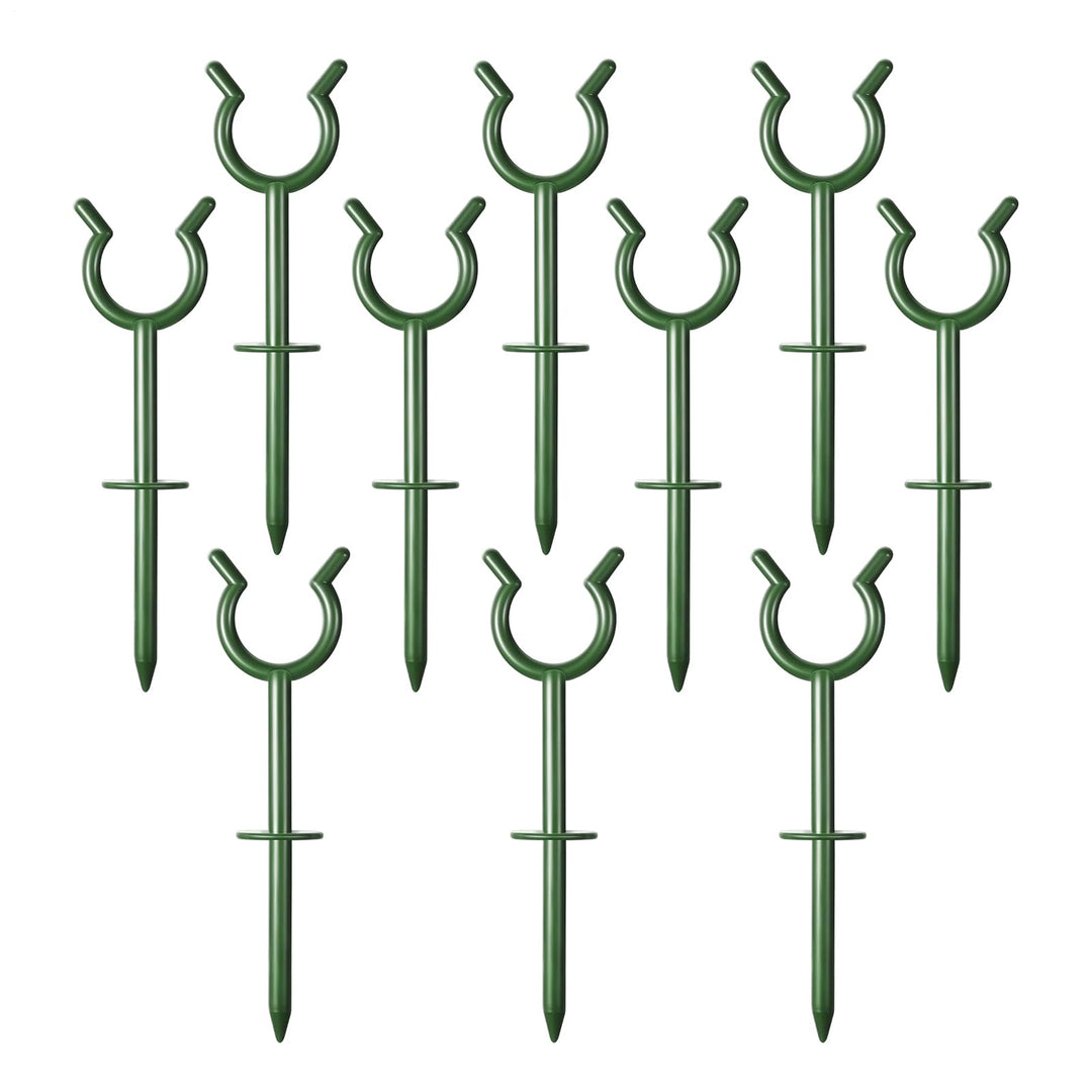 Schlauchführung – 19 x 3,8 cm Schlauchspiess für Rasen und Garten, robuster Pflanzenschutz, Bewässer