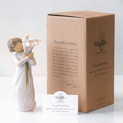 Enesco Willow Tree 26246 Figur Alles Gute, 3,8 x 3,8 x 14 cm, 5.5" Height, Natur schöne Wünsche (Bea