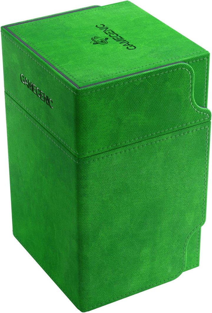 Gamegenic Watchtower 100-Card Convertible Deck Box, Green Grün, Grün