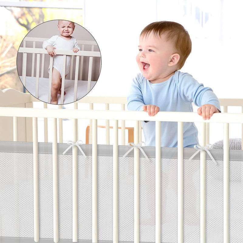 Vicloon Bettumrandung Nestchen, Nestchen für Kinderbetten Kantenschutz Baby Babybett, Atmungsaktive