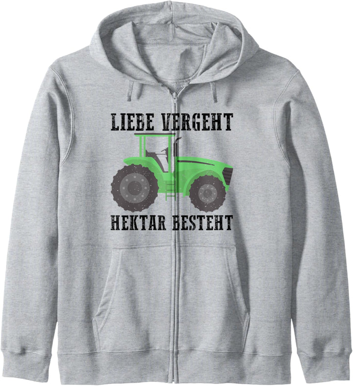 Liebe vergeht Hektar besteht Kapuzenjacke
