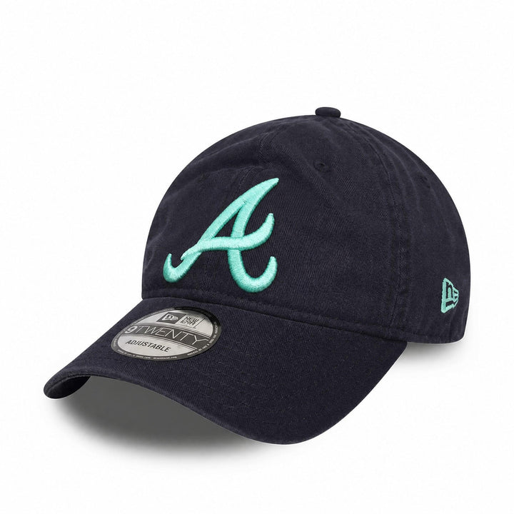 New Era 9Twenty Cap MLB Basecap Baseball Verstellbar Kappe #30-Braves-Navy-31672 Einheitsgrösse, #30