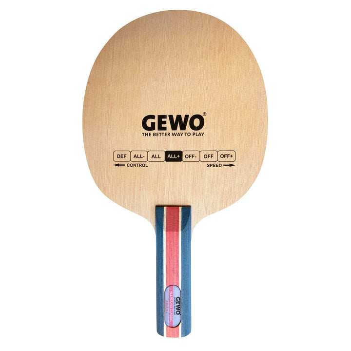 GEWO Allround Classic Tischtennisholz – 5-lagig, kontrolliert &amp; gefühlvoll – Für Variable Topspin- &amp;