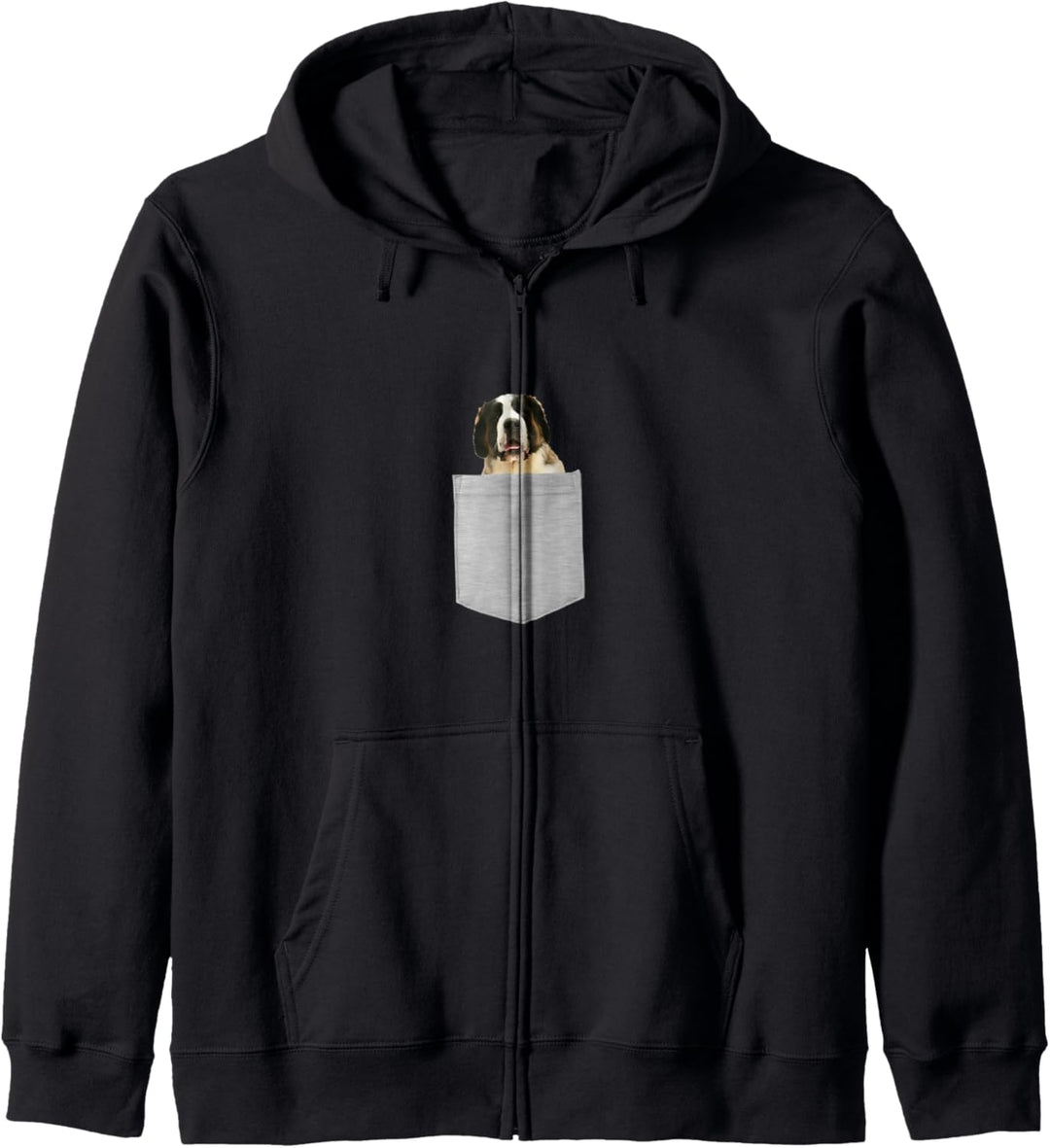 Saint Bernard Dog In Your Pocket Kapuzenjacke