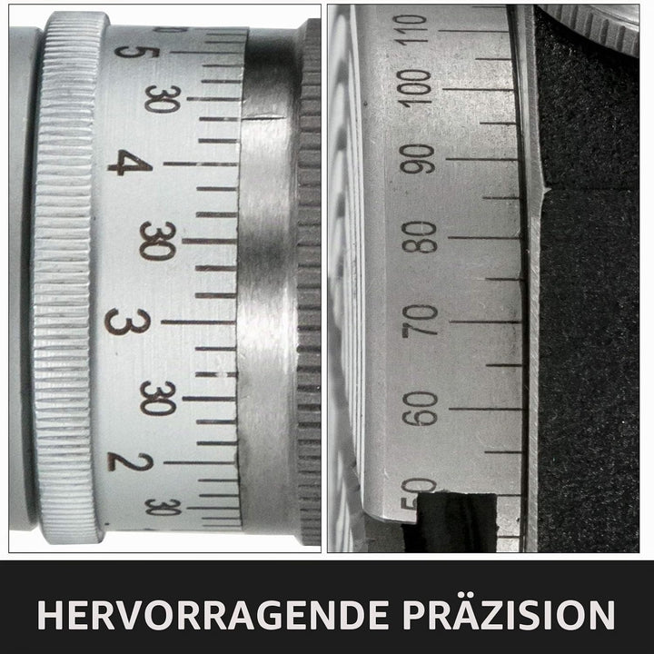BestEquip Teilapparat Rundtisch 100mm Rundteiltisch Horizontal Vertikal Teilkopf Teilapparat schwenk