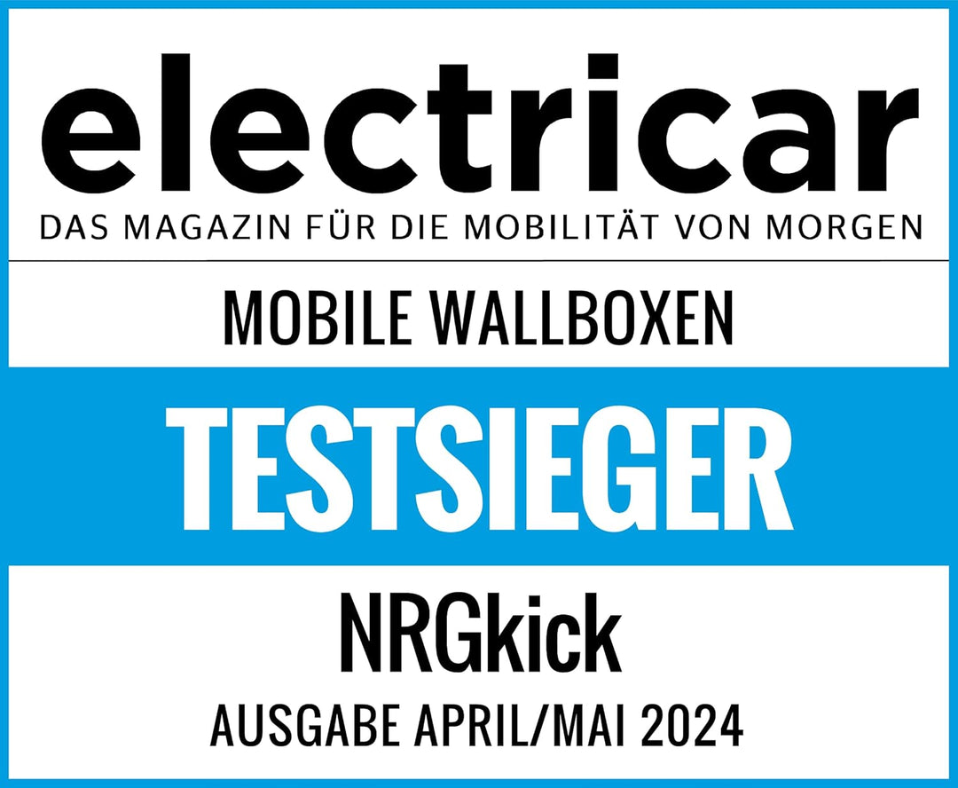 NRGkick 32A 5.0m Set Optimal / mobile Wallbox ohne Installation / Ladegerät für Elektrofahrzeuge / i