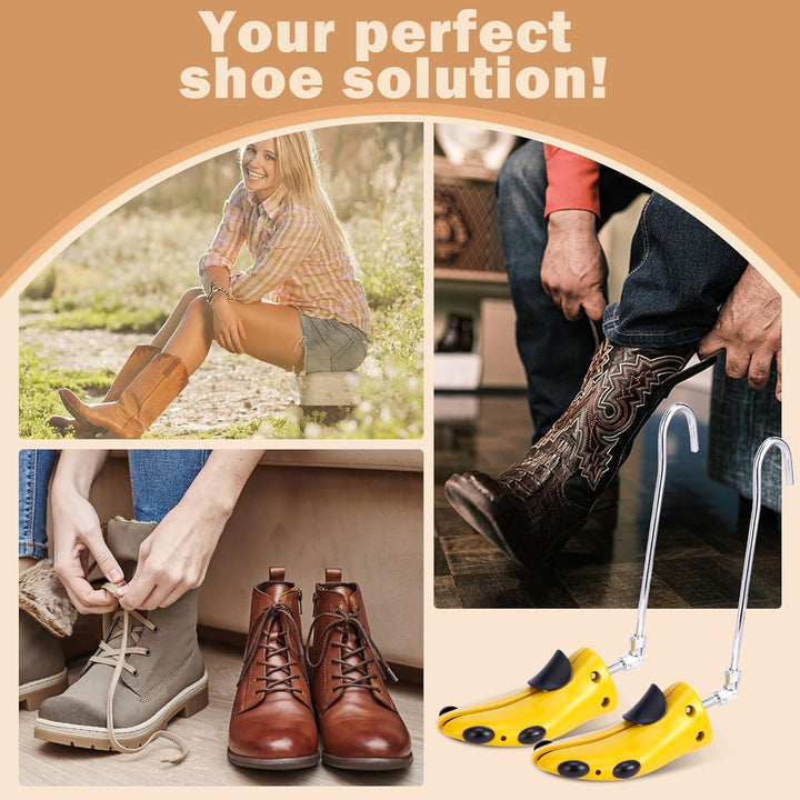 Exshoiu Schuhspanner, Schuhdehner für Stiefel, 1 Paar Schuhdehner Schuhweiter Stiefeletten, Verstell