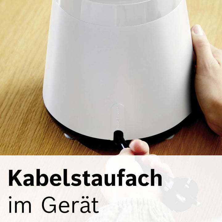 Bosch Standmixer VitaPower Serie 4 MMB6141W, hochwertige Edelstahl-Klingen, 1,5l Tritan-Mixbehälter,