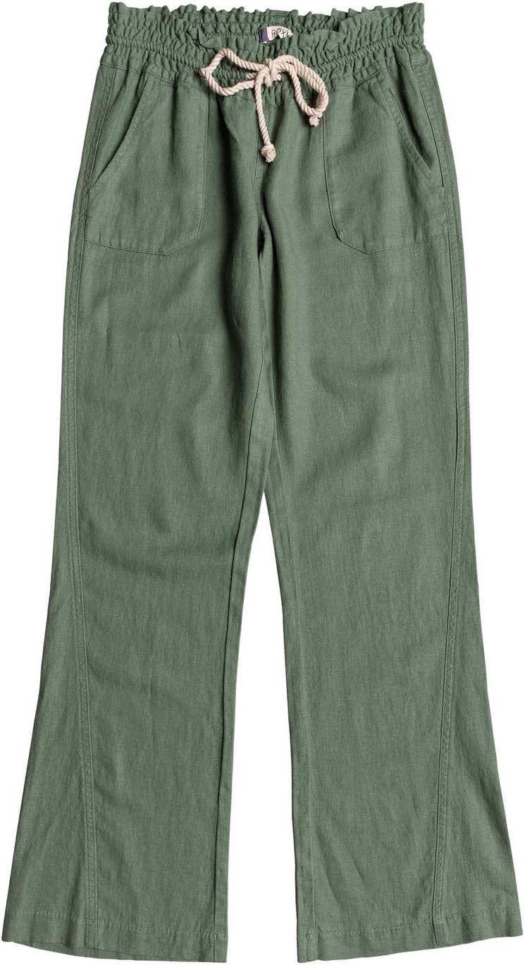 Roxy Damen Oceanside Hose, L Olivgr&#xFC;n