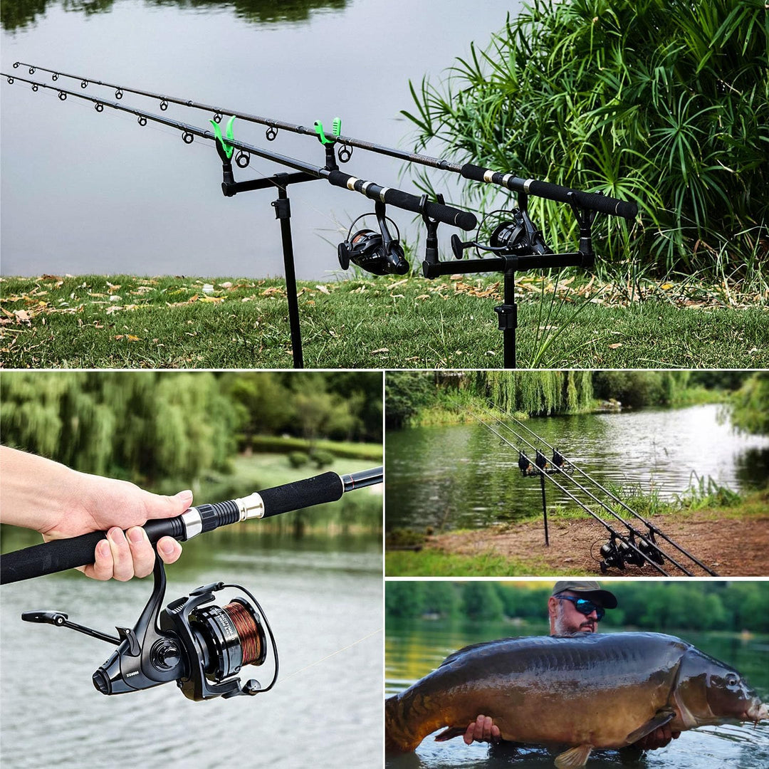 Spinn-Angelrolle – 6 + 1 BB Smooth Drag System, 15 kg Max Drag (6000–7000 Serie) für Süss- und Salzw