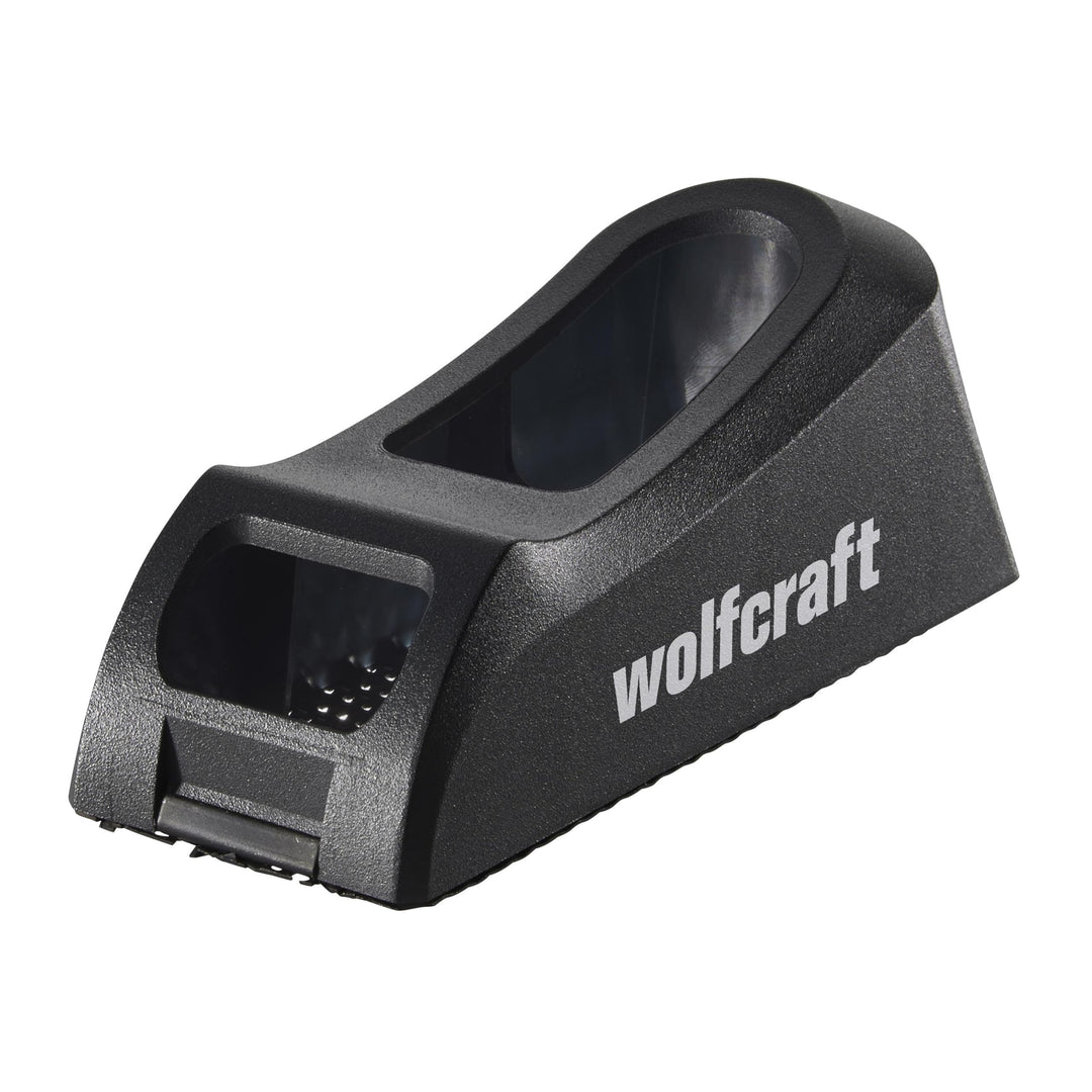 wolfcraft Blockhobel I 4013000 I Der extrabreite Einhandhobel für Gipskarton, Blockhobel