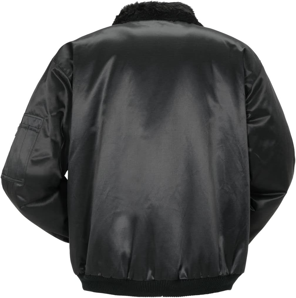 Planam Outdoor Winter Herren Gletscher Pilotenjacke schwarz Modell 0334 Grösse L Schwarz L, Schwarz