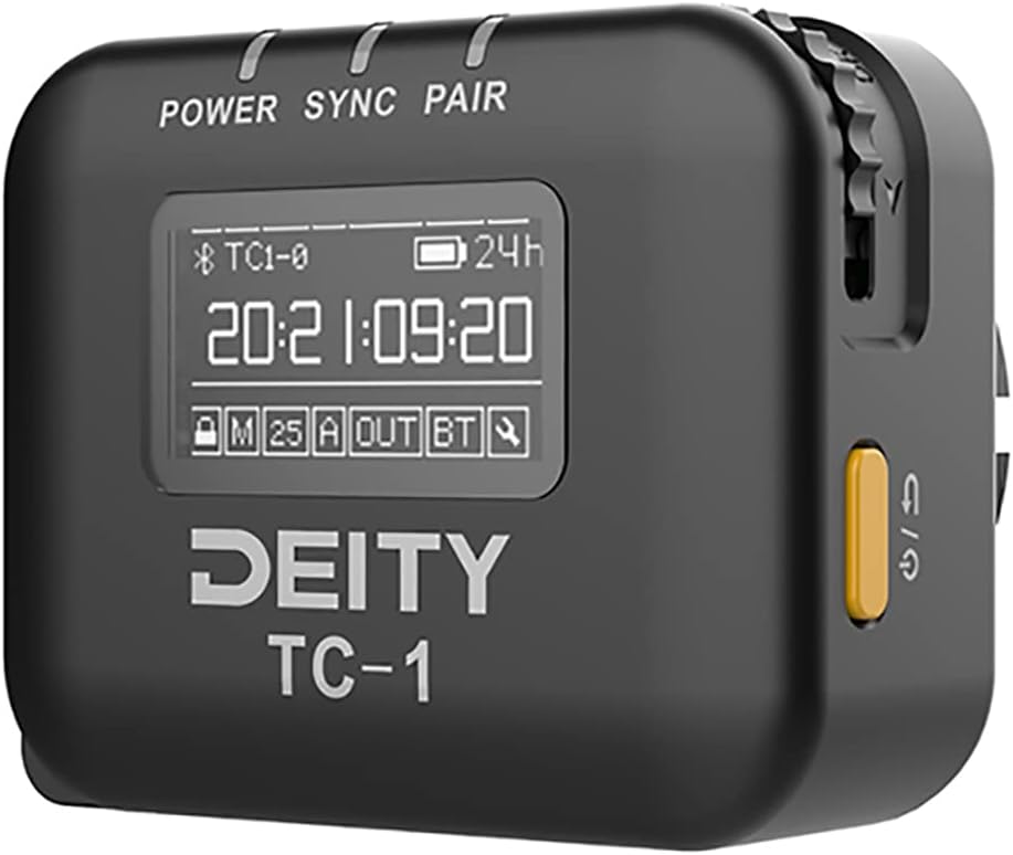 Deity TC-1 KIT Drahtloser Timecode-Generator 2.4G Radio Bluetooth 5.0-Unterstützung APP-Steuerung Ti
