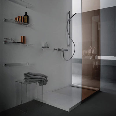 Kartell Shelfish, Bambus, cromo, 15 x 4 x 45 cm Cromato, Cromato