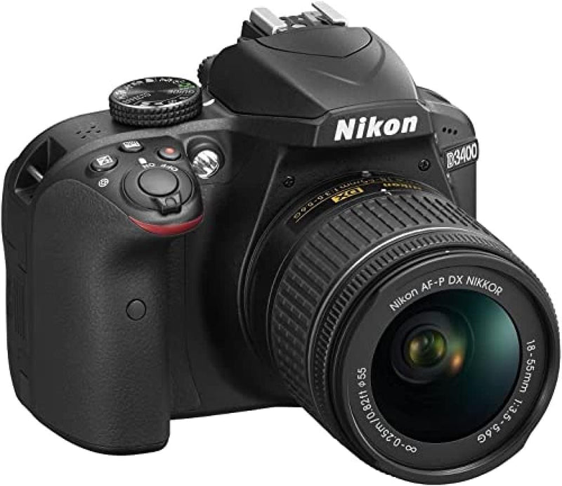 Nikon D3400 Gehäuse inkl. AF-P DX NIKKOR 18-55 mm VR schwarz