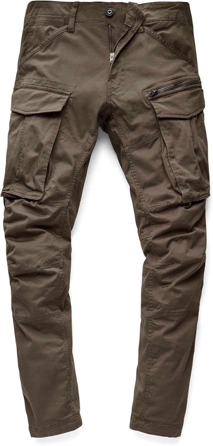 G-STAR RAW Herren Rovic Zip 3D Straight Tapered Hose 40W / 32L Grün (Dk Bronze Green 5126-6059), 40W