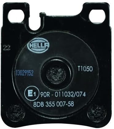 HELLA PAGID 8DB 355 007-581 Bremsbelagsatz - T1050 - Dicke/Stärke: 15.5mm - Bremssystem: Teves - für