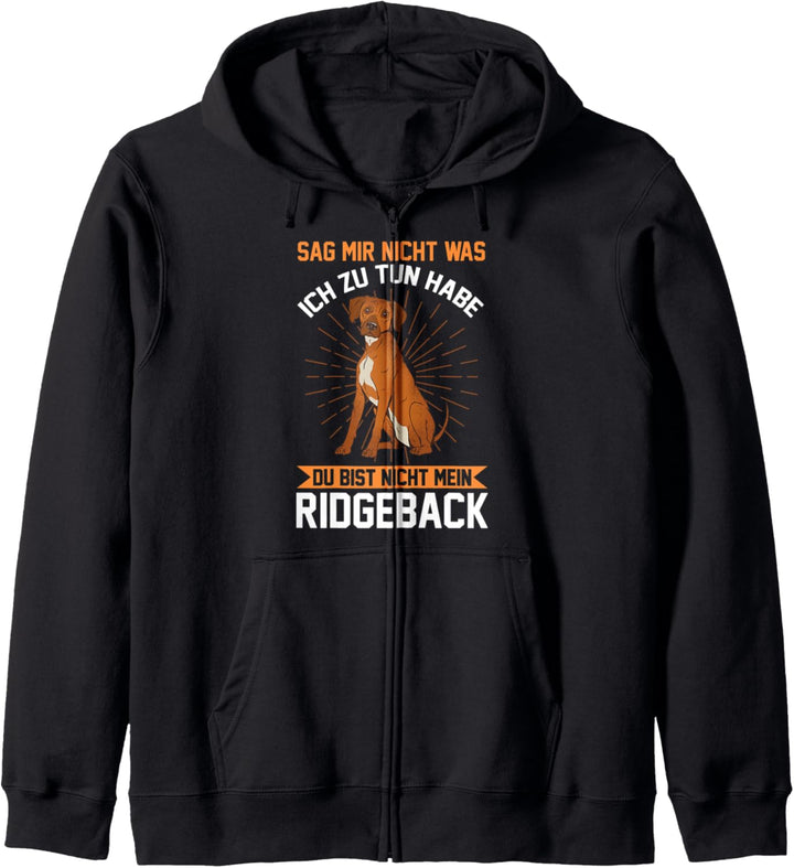 Hunde Hundebesitzer Rhodesian Ridgeback Kapuzenjacke