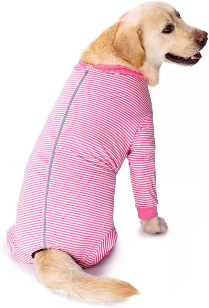 Yeapeeto Einteiler für Hunde, zur Erholung, für grosse und mittelgrosse Hunde, Schlafanzug, Ganzkörp