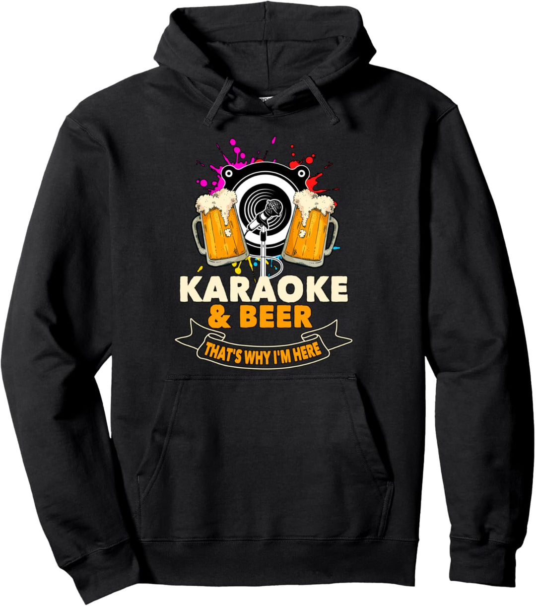 Karaoke & Bier singen Karaoke Sänger Karaoke Pullover Hoodie