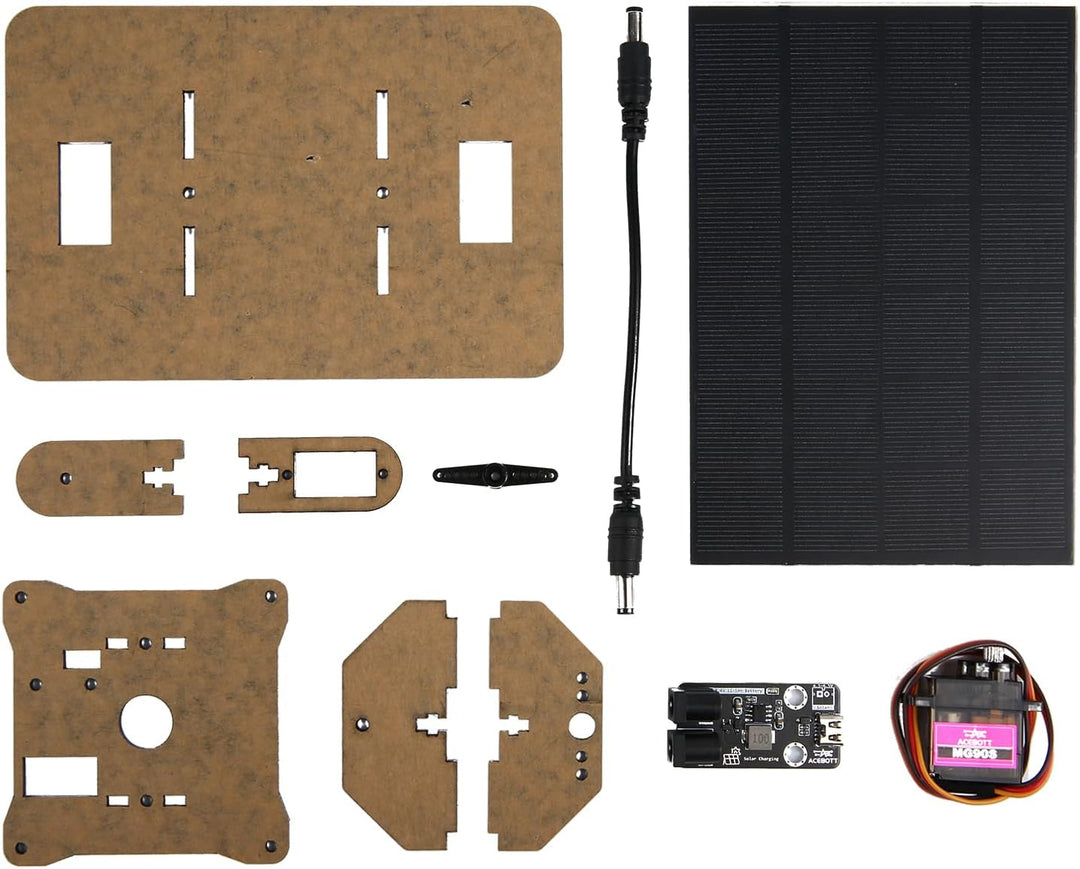ACEBOTT Smart Car Kit Funktionen STEM-Codierung für Kinder ab 16 Jahren Solarenergie-Erweiterungspak