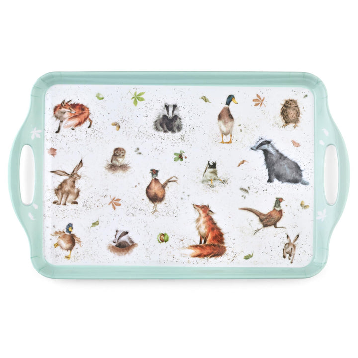 Pimpernel - Grosses Tablett aus der Wrendale Designs-Kollektion mit Griffen – 18,9" x 11,6" Einzelbe