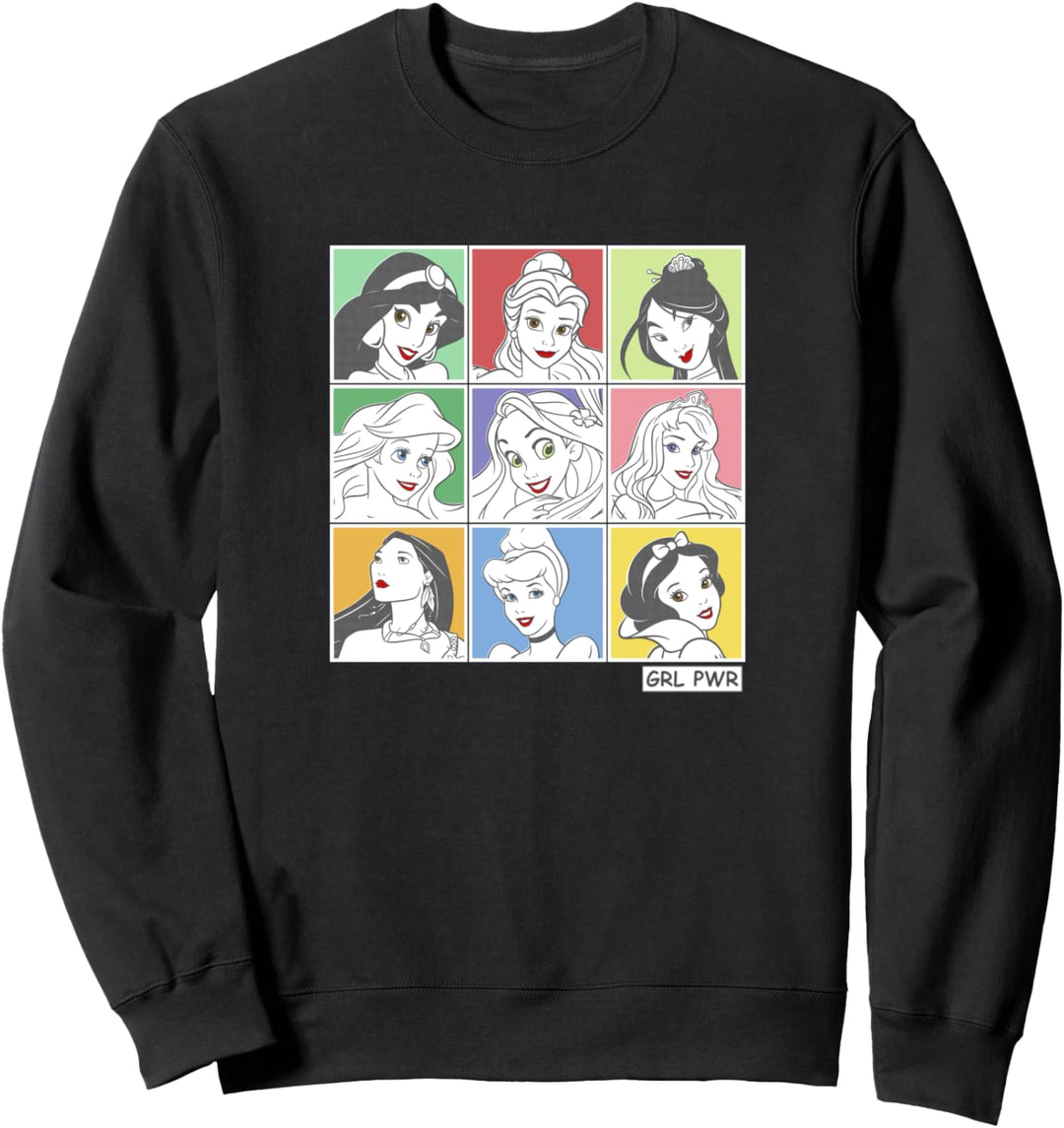 Disney Princess Grl Pwr Box Up Sweatshirt