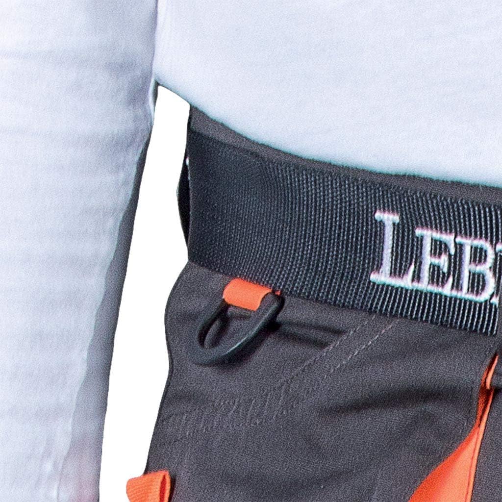 Leber&Hollman LH-FMN-T_SBP60 Formen Schutzhose, Stahlblau-Schwarz-Orange, 60 Grösse Stahlblau-schwar