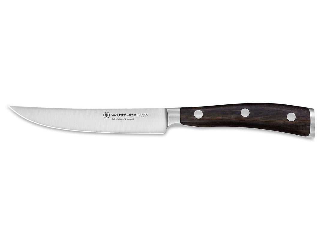 WÜSTHOF Ikon Steakmesser 12 cm, Silber 12 cm Steakmesser