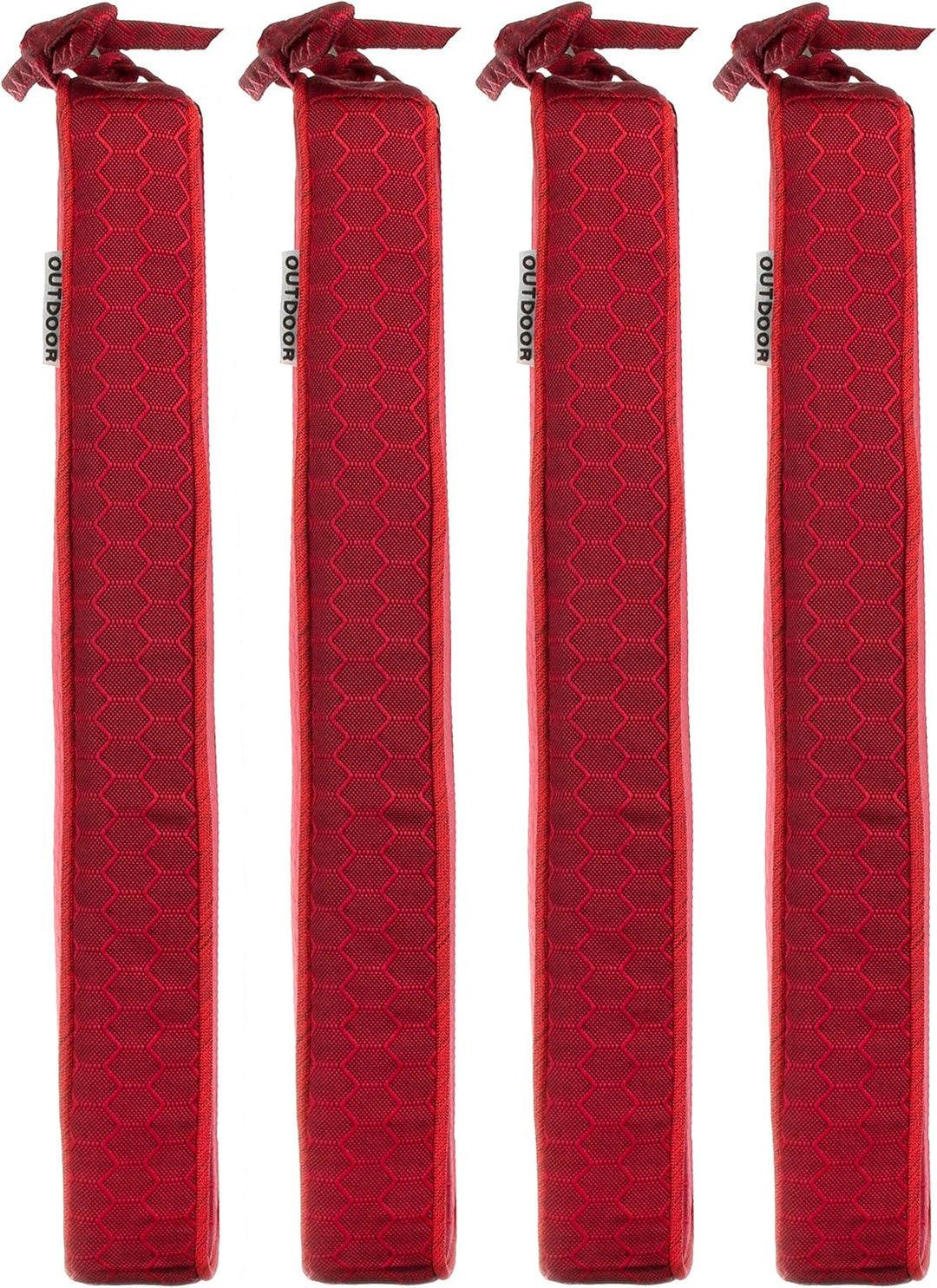 Brandsseller Outdoor Garten Sitzkissen Auflagen Kissen mit Paspel - Waben-Optik - Schmutz- und Wasse