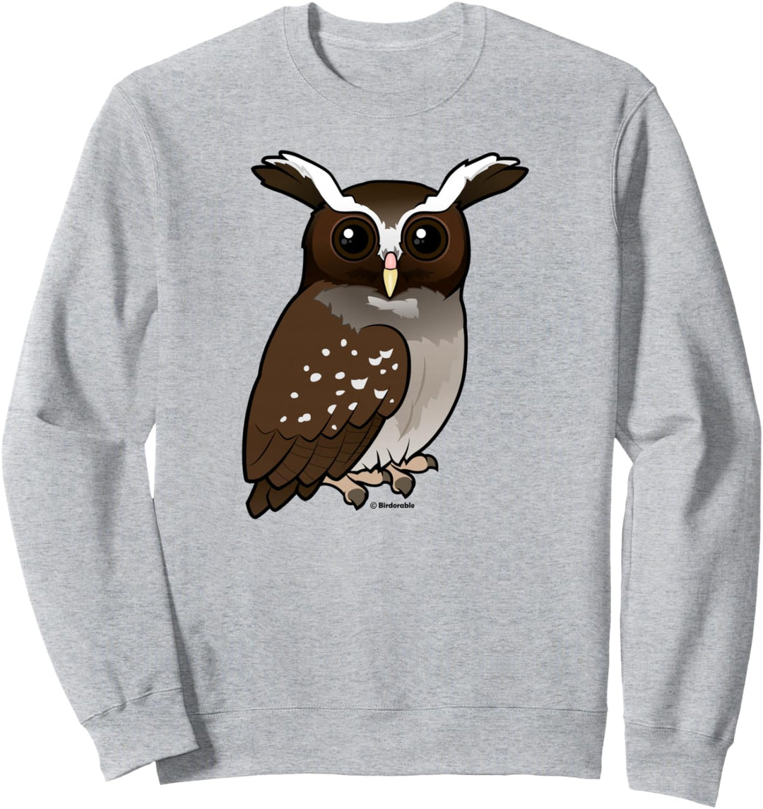 Birdorable Crested Owl Cute Cartoon Bird | Haubenkauz Sweatshirt