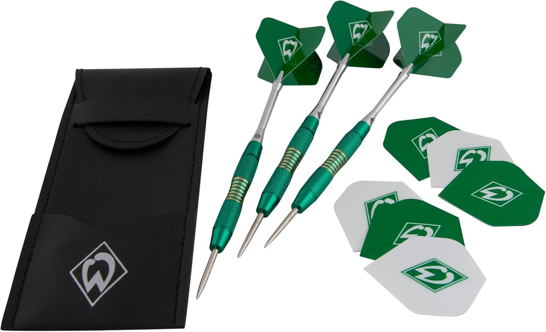 SV Werder Bremen Dart Set Dartpfeile + Dartflights inkl. Etui