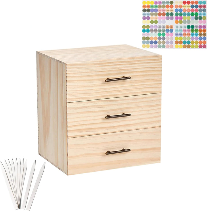 RoseFlower Bambus Ätherisches Öl Organisator Behälter Duftöle Display Ständer, 90 Löcher Aufbewahrun
