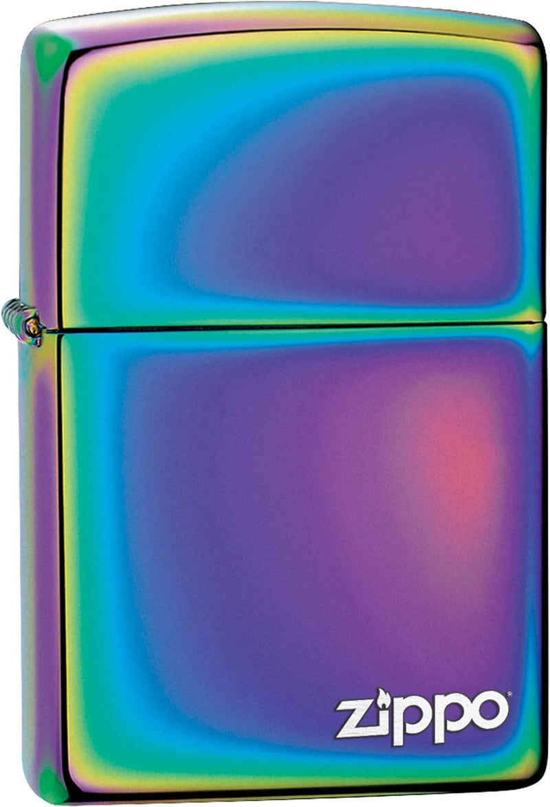 Zippo Feuerzeug – mit Logo, Messing, Spectrum, 3,5x1x5,5 cm, Spectrum