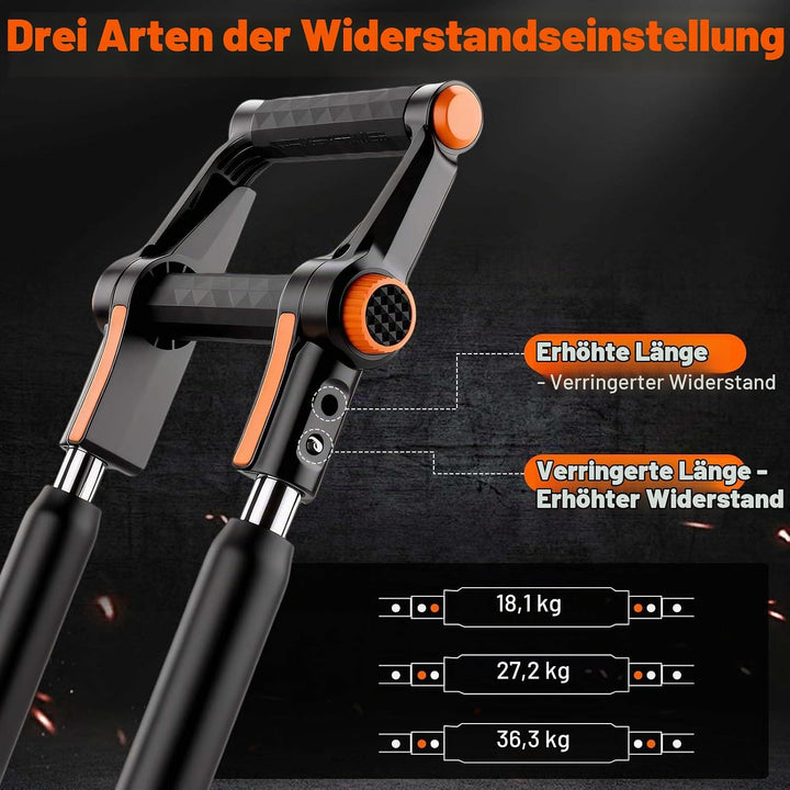Twister Armtrainer, 3-in-1 Brusttrainer für Männer mit 40-120 lbs/18-55 kg einstellbarem Widerstand