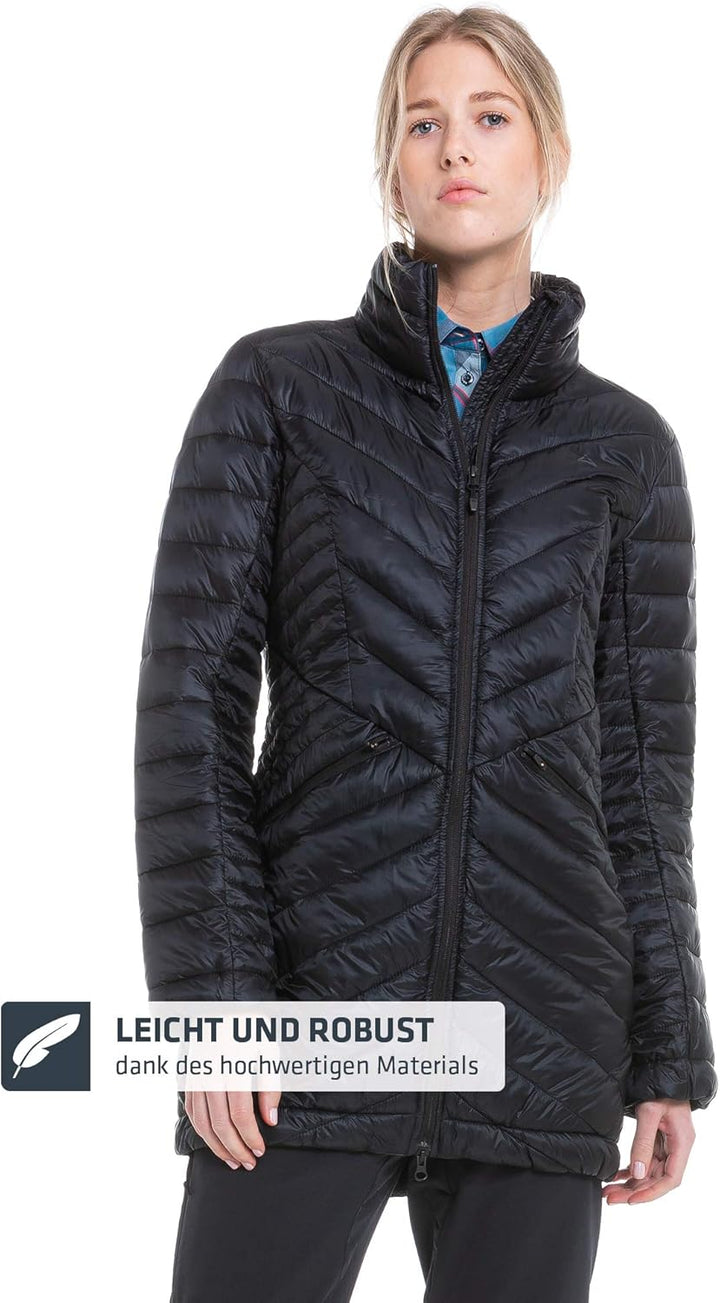 Schöffel Damen Thermo Parka Antersas L, winddichte, extrem leichte Daunenjacke aus Pertex Quantum, w