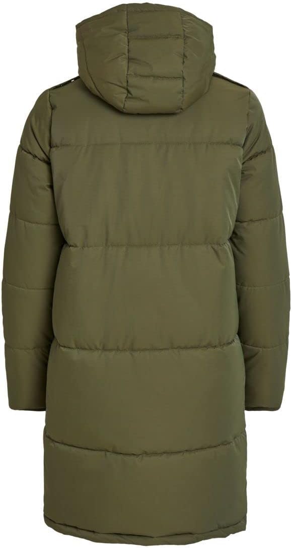 Object NOS Damen OBJZHANNA L/S Long Jacket NOOS Mantel, per Pack Grün (Forest Night Forest Night), 3