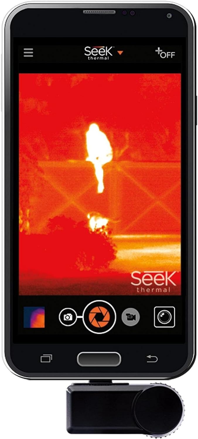 Seek Thermal Compact XR - Preiswerte Wärmebildkamera mit Erweiterter Sichtweite, Micro-USB Anschluss